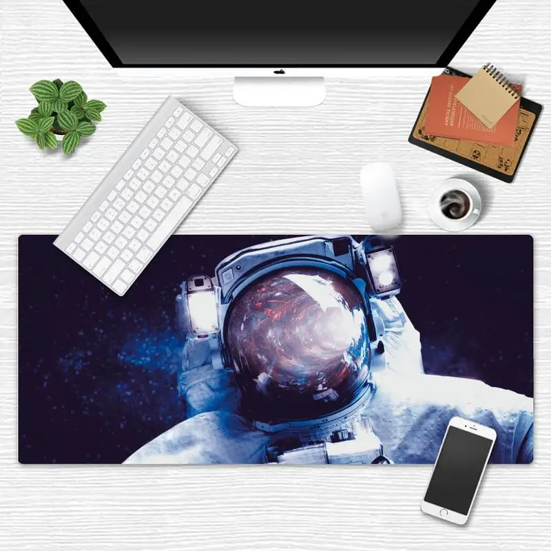 

astronaut Durable Rubber Mouse Mat Pad X XL XXL Non-slip Cushion Thickness 2mm LockEdge equal LE