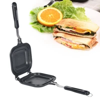 sandwich mold waffle easy clean kitchen tool bread barbecue plate toast frying pan home double side non stick aluminum alloy new