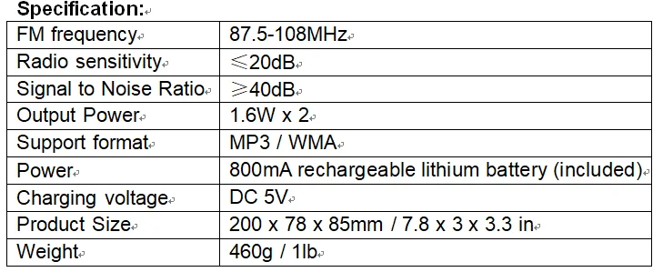 Retekess V-113 FM portable Radio Stereo Digital Radio Receiver Speaker USB Disk TF Card MP3 Music Player Remote Control