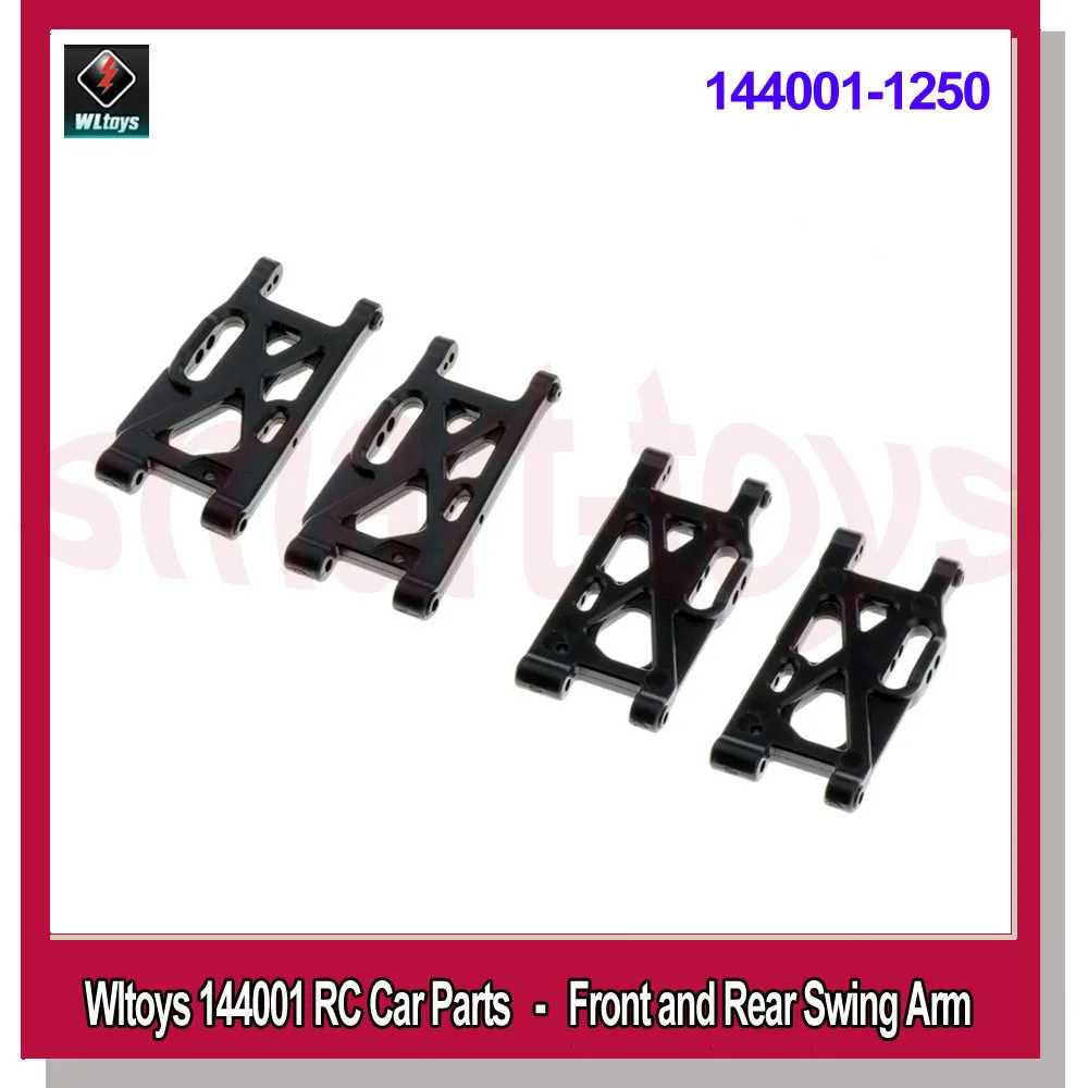 2 пары Wltoys 144001 RC автомобиль передний и задний поворотный рычаг оригинальные