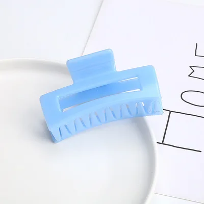 

New Fashion Candy Color Hollow Hairpin Women's Bathing Plate Hair Ponytail Hair Accessories