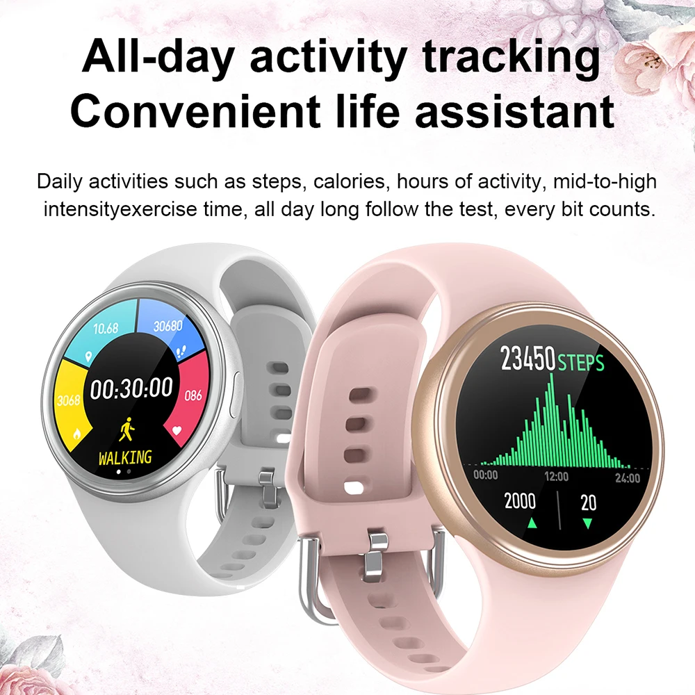 women smartwatch lemfo j2 diy watch face long battery life smart watch woman female menstrual cycle ip68 waterproof for women free global shipping