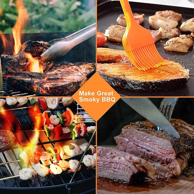 

Grill Smoker Box for Wood Chips, Heavy Duty BBQ Stovetop Smoker Box, Thick Grilling Accessories Won'T Warp on Gas Grill