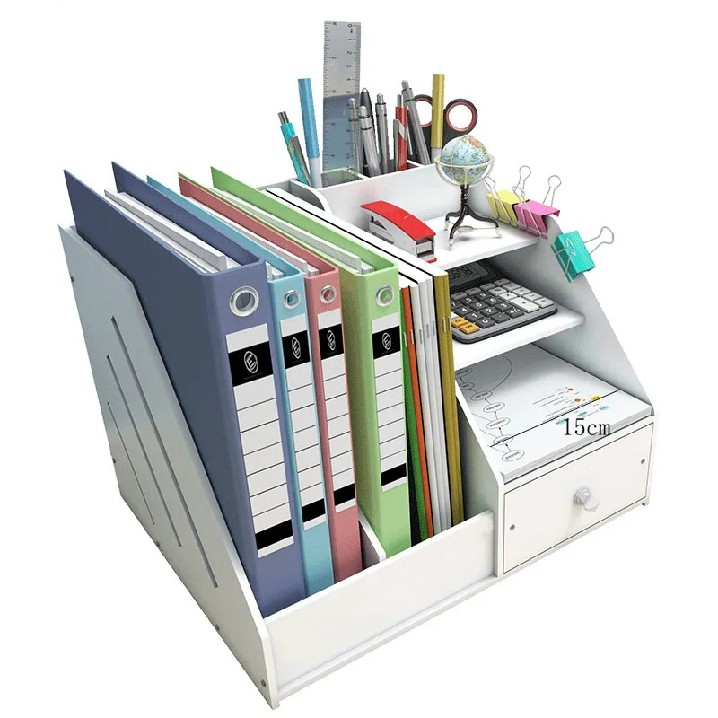 DIY органайзеры для журналов настольный органайзер держатель книг канцелярские