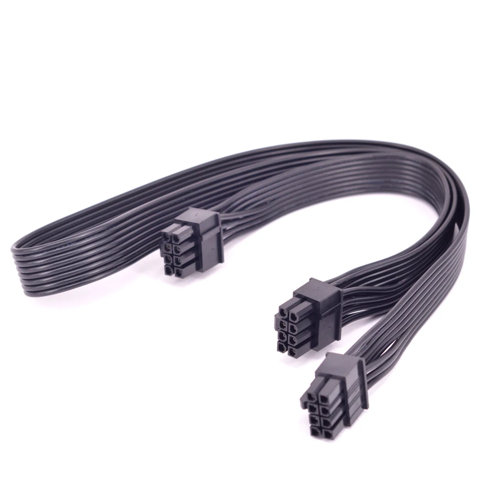 PCI Express 8-контактный двойной 6 + 2-контактный силовой кабель GPU PCIe разветвитель от 1