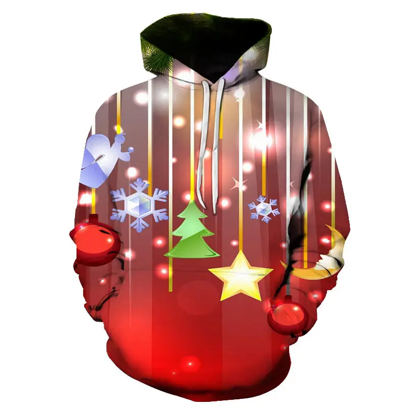 Осенние тонкие женские толстовки с капюшоном Merry Christmas 3D печать полный рукав толстовки Топы повседневные женские Снежинки Снеговик подарочные пуловеры уличная одежда - Цвет: picture color