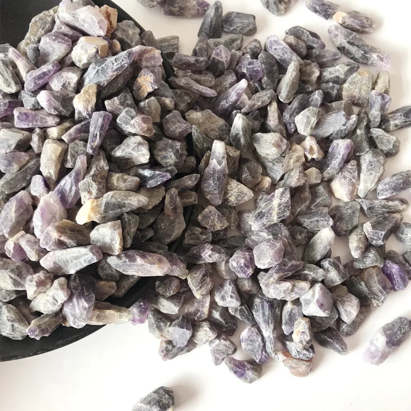 50 г натуральный фиолетовый аметист кварц необработанный кристалл образец породы