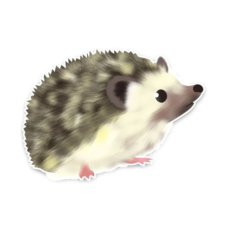 

Stereoscopic Cute Animal Hedgehog Car Sticker Fashion Cars Accessories Windshield Decoration Waterproof Sunscreen Decal 14*10cm