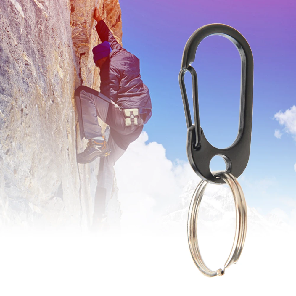 Открытый Многофункциональный Карабин Металлический брелок карабин зажим