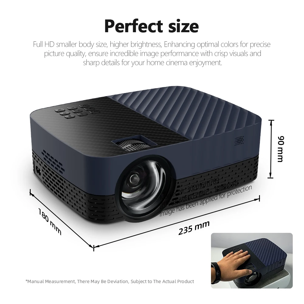 2022 совершенно новый Мини проектор AUN Z5S Full HD 1080P домашний кинотеатр светодиодный