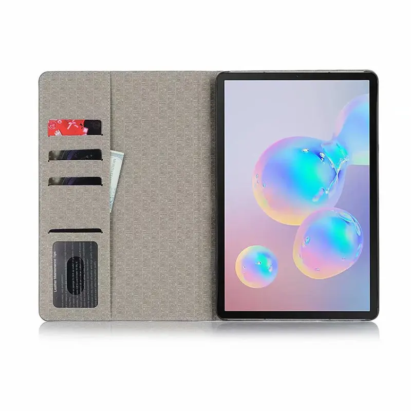 Роскошный ковбойский кожаный чехол для Samsung Galaxy Tab S6 10 5 2019 SM T865 T860 Funda Capa Smart Stand