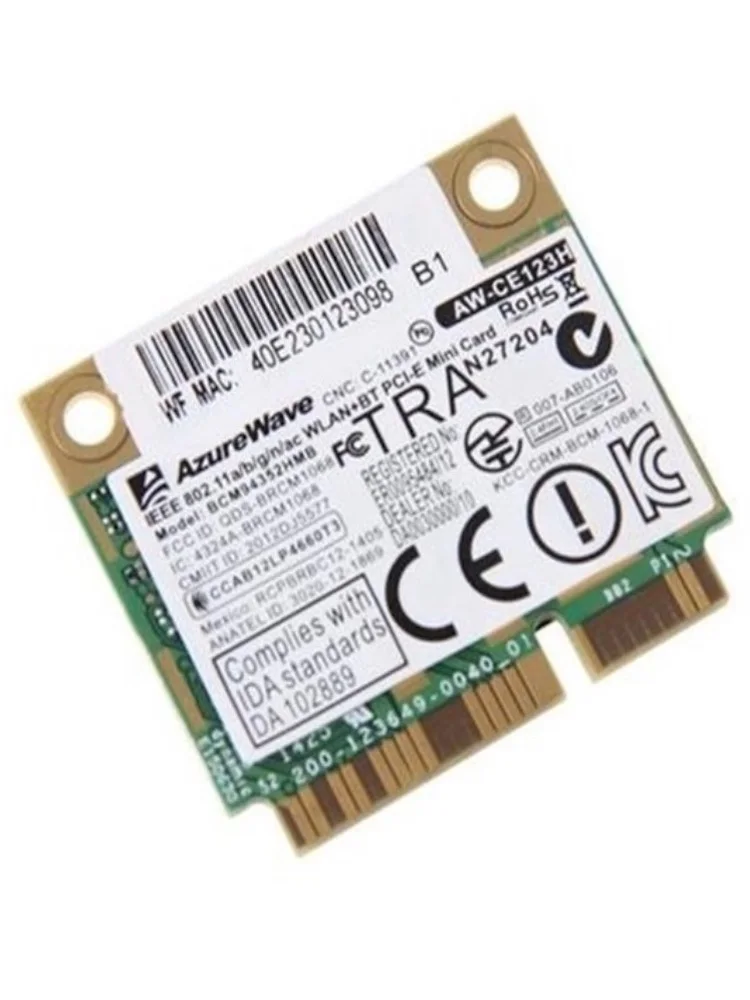 Двухдиапазонная беспроводная Wi Fi карта Broadcom BCM94352HMB BCM94352 AC 802 11 abgn 802.11ac 2x2 Bluetooth мини