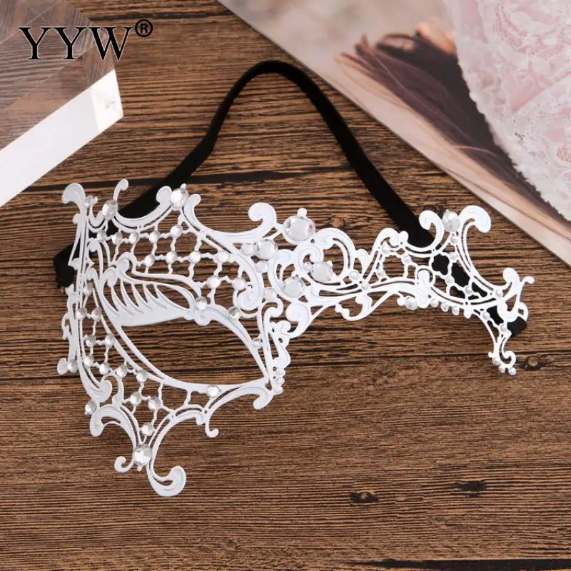 Венецианская маскарадная маска "Venice Masquerade Masks Party Carnival Mask Venetian Iron Hollow Sexy Masker Fancy Dress Costume Maske Halloween Masque on".