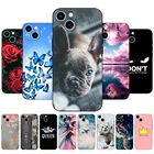 Чехол для iphone 13, чехол для iphone 13 mini, чехол для iphone 13 Pro Max, чехол для iPhone13 iphone13Pro 13Pro, задняя крышка для телефона, черный чехол из ТПУ