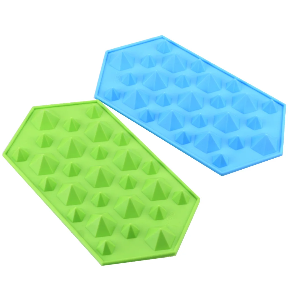 3D бриллианты поднос для мороженого силиконовые формы кубиков льда вечерние бар