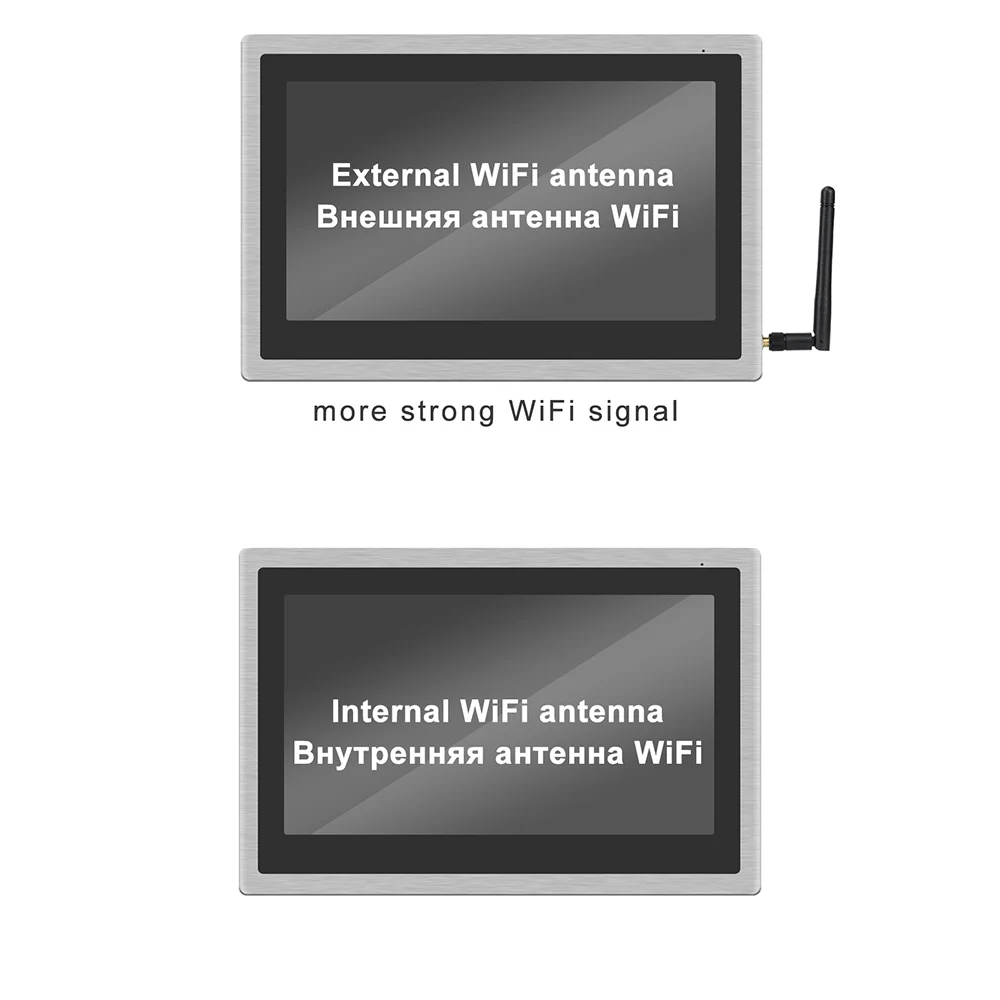 Видеодомофон HomeFong Wi Fi 10 дюймовый сенсорный экран монитор 1080P дверной звонок