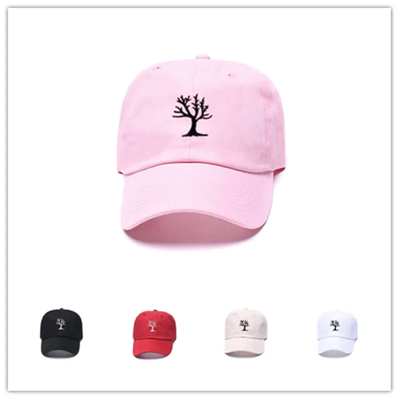 100% хлопковая бейсбольная Кепка с вышивкой большого дерева для папы бейсболка без