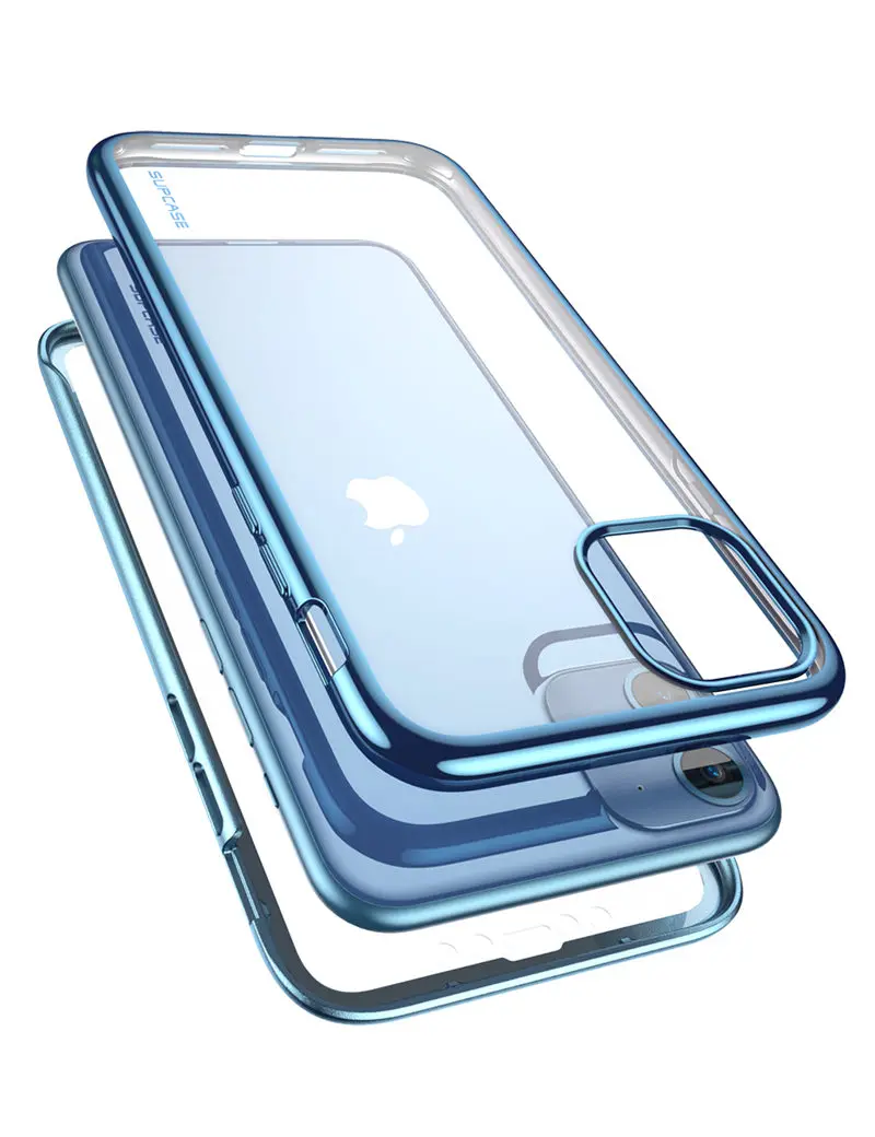 Чехол для iPhone 11 6,1() SUPCASE UB электро-металлический гальванический+ Гибридный чехол из ТПУ с встроенным защитным экраном