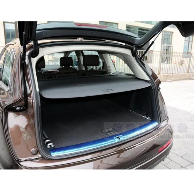

Car Rear Trunk Security Shield Cargo Cover For Audi Q3 2010 2011 2012 2013 2014 2015 2016 2017 ( black, beige)