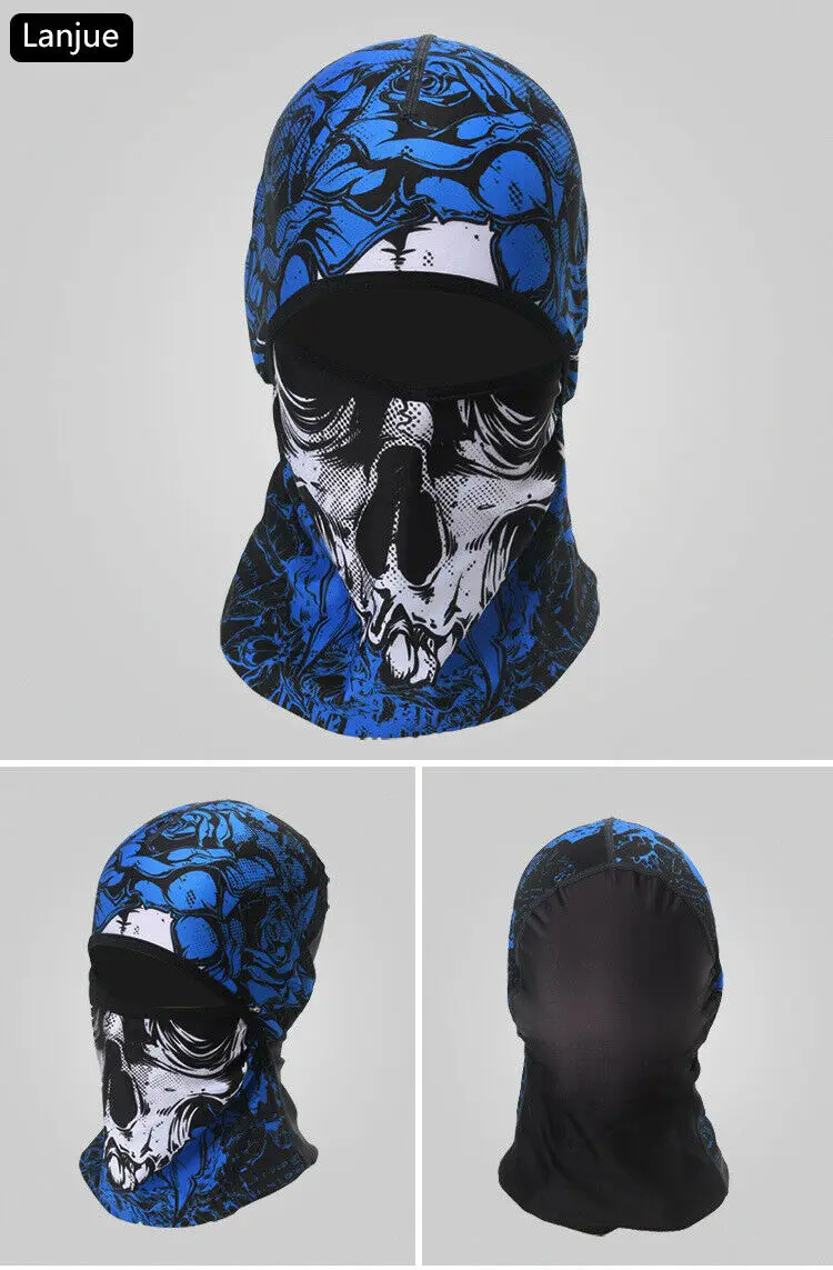 

22 Colors Skull Face Mask Washable Breathable Mouth Cover Sport Running Scarf
