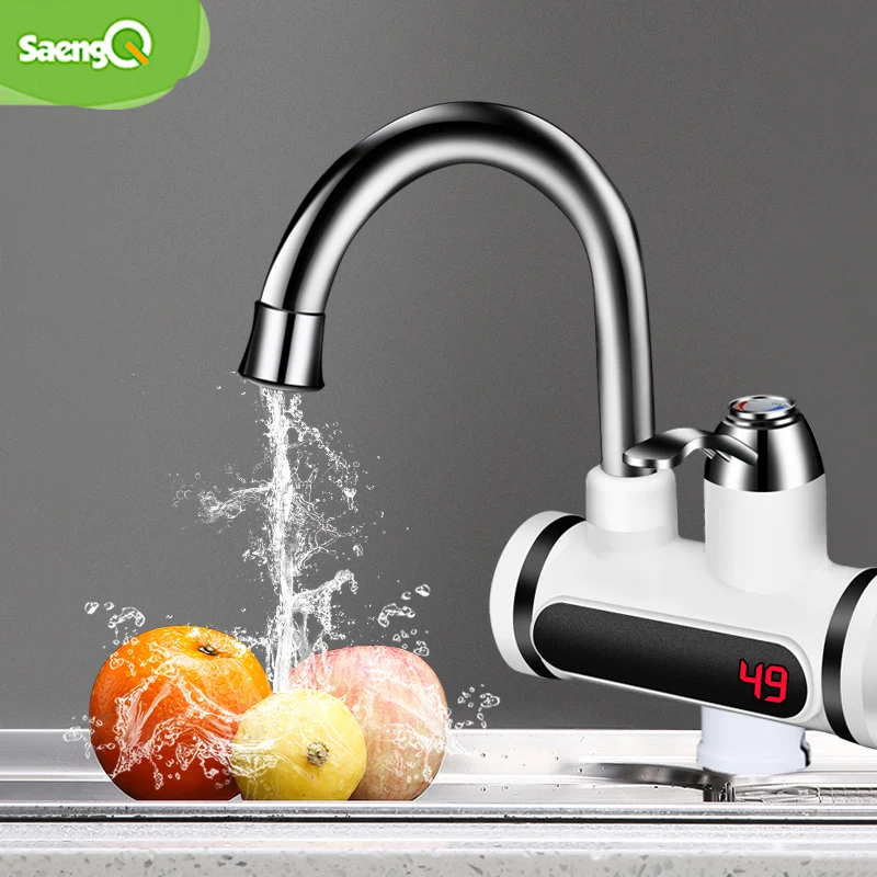 SaengQ мгновенный проточный Электрический водонагреватель кран для кухни нагрев
