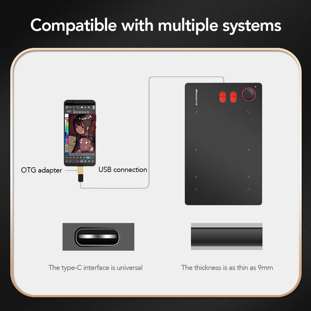Графический планшет TISHRIC G20 XP Pen графический OSU Wacom 8192 чувствительность нажатия