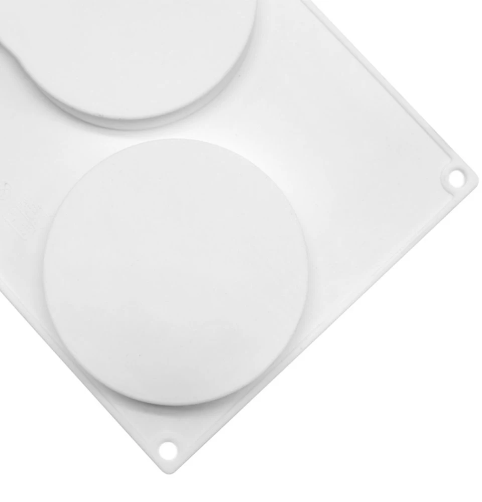 3 отверстия круглые силиконовые формы инструменты для украшения торта форма