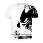 Летняя 3D футболка с покемоном, модные Мультяшные футболки, уличная одежда в стиле хип-хоп, крутая футболка с коротким рукавом и принтом аниме, мультяшная рубашка 6xl
