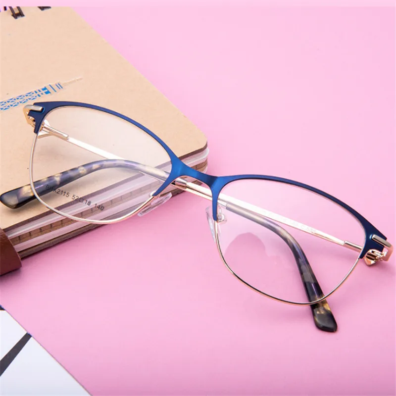 Модные очки в стиле кошачий глаз женские высококачественные оптические оправы