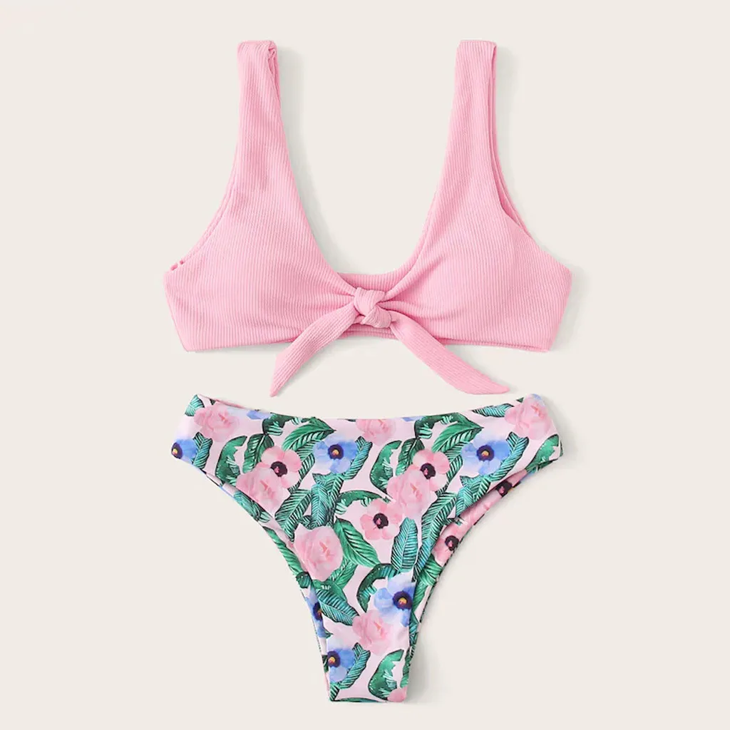 SAGACE 2020 бразильский купальник для женщин Флуоресцентный цвет бикини с