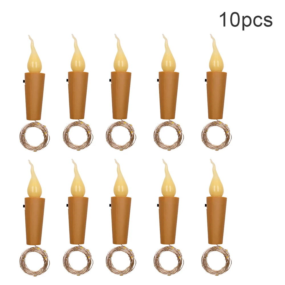 Новые 6/10 шт светильники в форме винных бутылок 2 м 21 светодиодные бутылки пробки