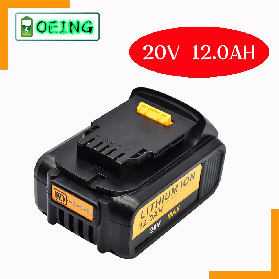 

2021 100% original 20V 12.0Ah DCB200 Replacement Li-ion Battery for DeWalt MAX XR power tool 20V 18000mAh lithium Batteries