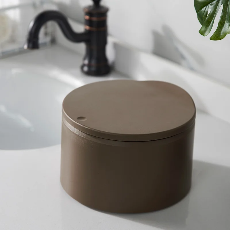 

Compression Desktop Dumpster Creative Plastic Dumpster Small and Lovely Small Trash Can Mini Trash Can Office Kitchen