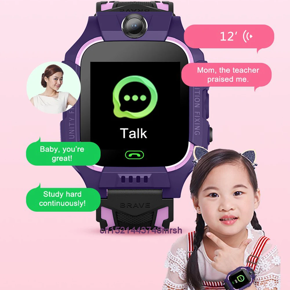 Q19 Kids Smart Watch Детские часы 2G Smartwatch SOS Camera Phone Time Clock Подарки. | Электроника