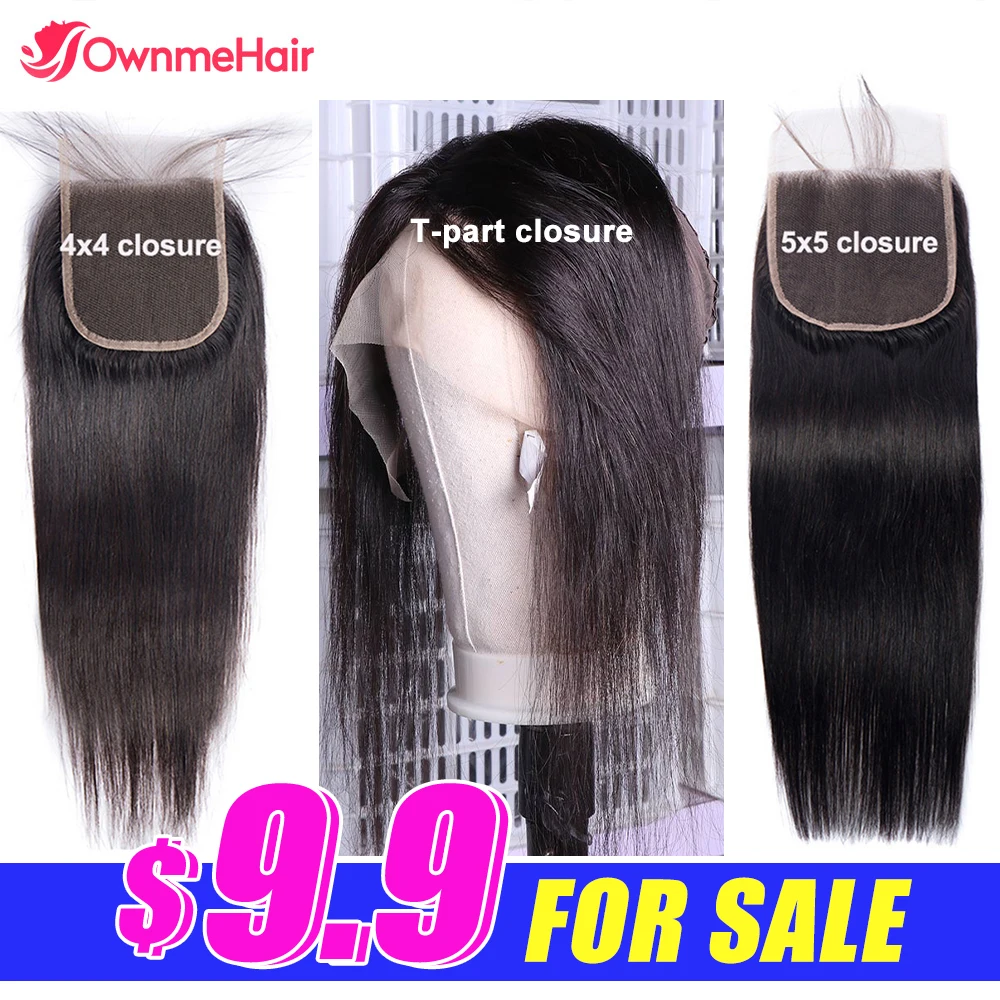 

4x4 5x5 Lace Closure Human Hair Hand Tied Human Hair 13x5x2 Lace Frontal Closure Transparent Lace Closure Human Hair Extension