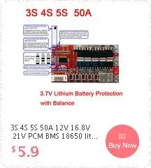 3S 8A 12V 18650 Защитная плата для литиевых батарей 11,1 V 12,6 V защита от избыточного заряда 3 ячейки литий-ионный BMS PCM PCB