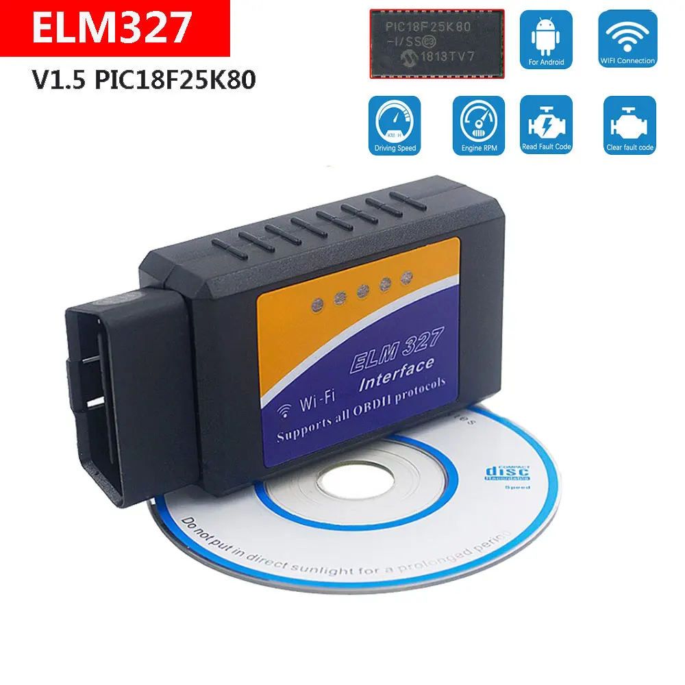 Автомобильный диагностический сканер Wifi ELM327 OBD2 для Suzuki Swift 2008 /vitara 2015 2018 /SX4 ELM 327| |