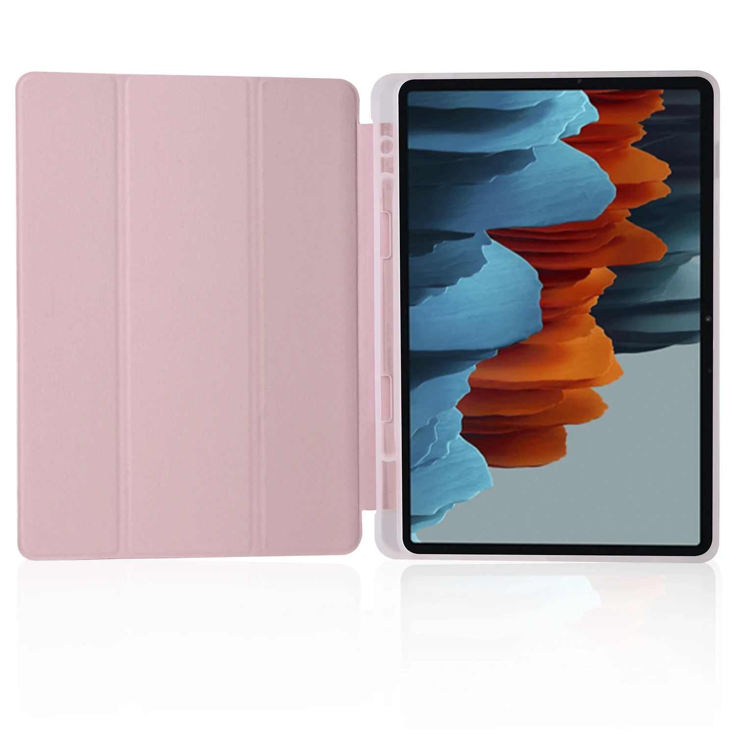 Мягкий чехол с держателем для ручки Samsung Galaxy Tab S7 T870 Plus T970 A7 T500 T505 S6 lite P610 |