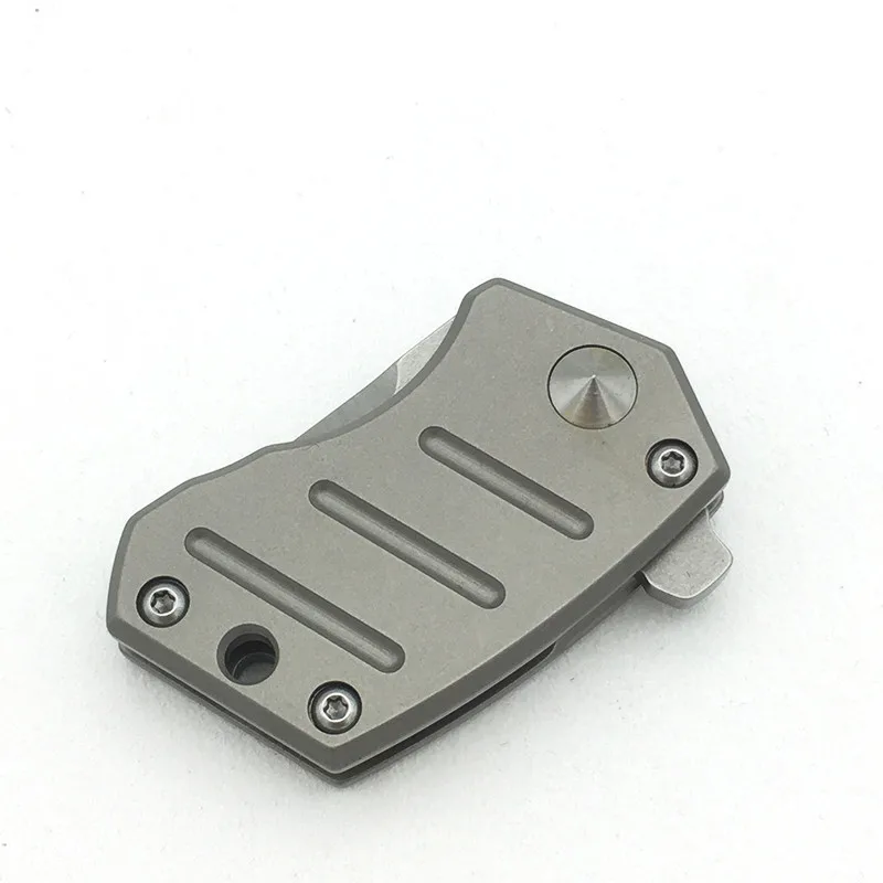 

A152 Outdoor survival pocket mini multi-function knife S35VN blade titanium alloy handle open express box