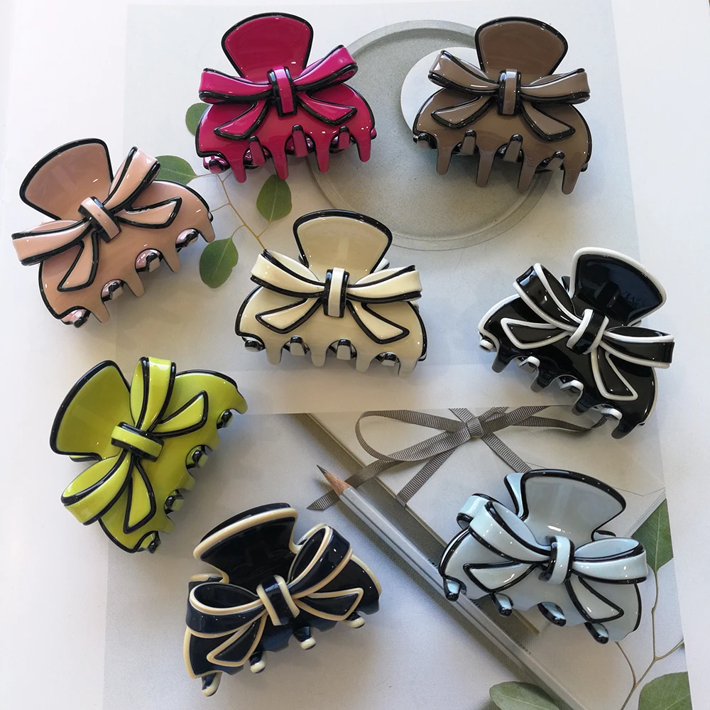 2019 новые модные женские украшения для волос милые ацетатные заколки девочек
