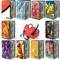 holds 240400 card album pokemon cards tcg card storage bag game yugioh trading cards collection capacity kid toy christmas gift