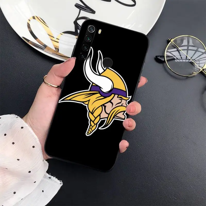 

NFC minnesota vikings Phone Cases For Xiaomi Redmi 7 8 9t a3Pro 9se k20 mi8 max3 lite 9 note 9s 10 pro