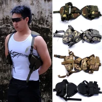 outdoor tactical police security universal leftright hand pistol pouch shoulder holster versatile axillary holster