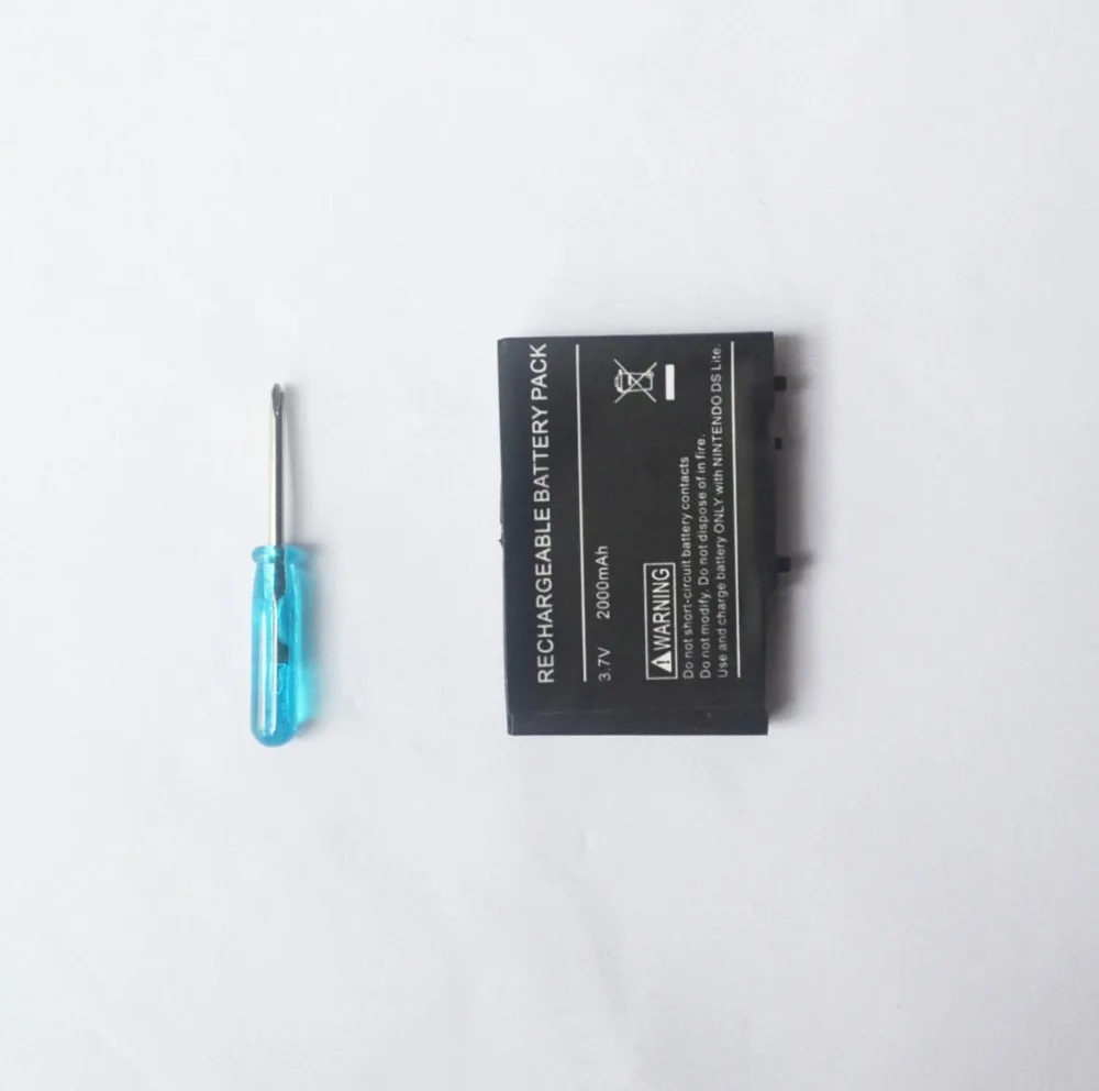 Перезаряжаемый литий ионный аккумулятор 3 7 в 2000 мАч с бесплатной отверткой набор