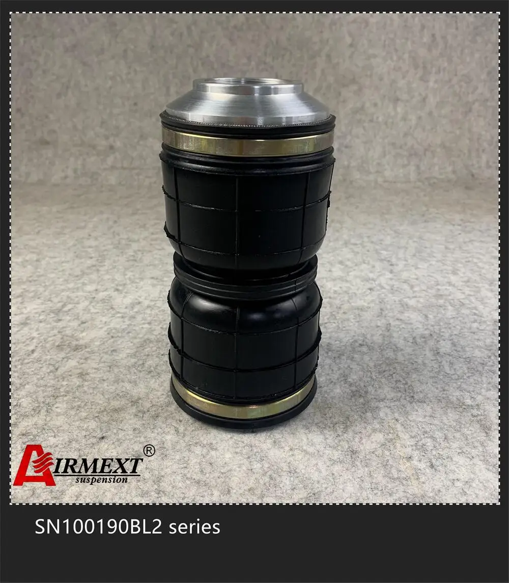 SN100190BL2-BCV/Fit BC coilover (Thread PITCH M50 * 1.5 มม.) air Suspension Double convolute ยาง airspring/ถุงลมนิรภัยโช้คอัพ