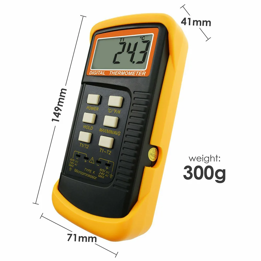 

Accessory K-type Thermometer Digital Liquid Crystal Display Parts High Quality New