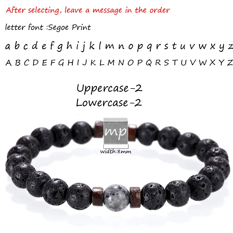 Stone bracelet/men/for women/natural/lava/yoga/bracelet homme luxury crown beads bracelets femme mens jewelry pulseras hombre | Украшения и