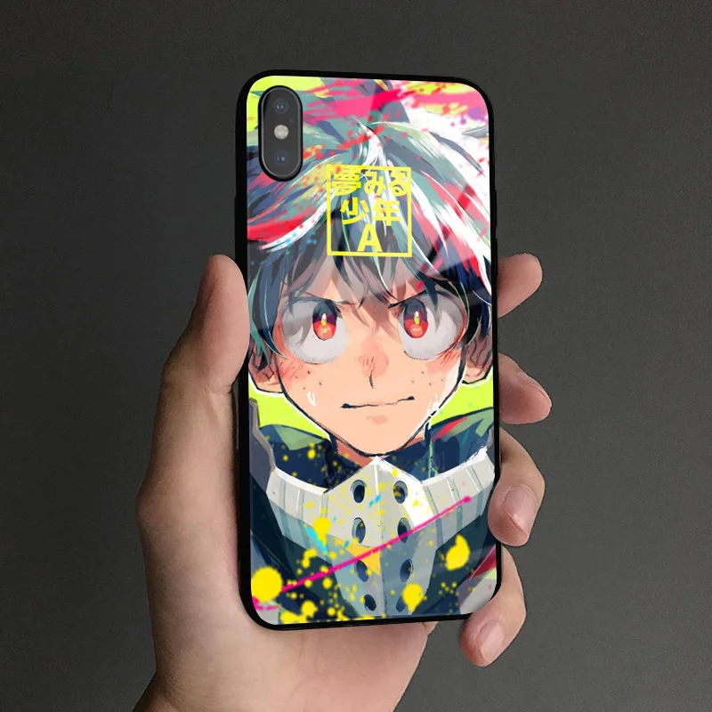 MYHEROA 2 Boku no My Hero Academy аниме мягкий силиконовый стеклянный чехол для телефона, чехол для Apple iPhone 6 6s 7 8 plus x xr xs 11Pro max - Цвет: MYHEROA 2
