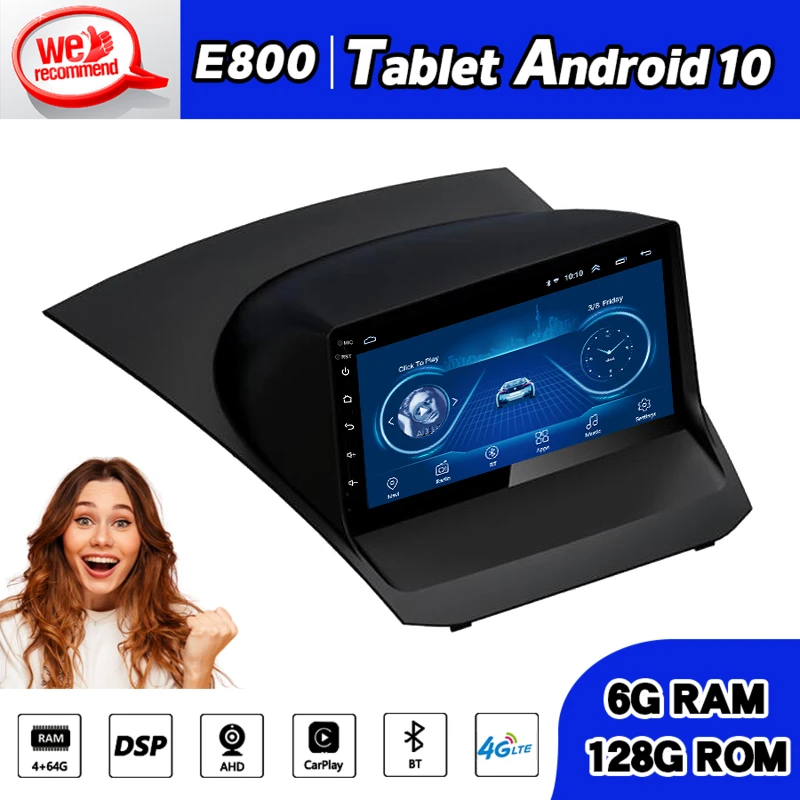 

Автомобильные товары 2 Din автомобильный радиоприемник навигации GPS Bt плеер 9 дюймов для форд фиеста 2009 2017 Авто планшетный ПК с системой андро...