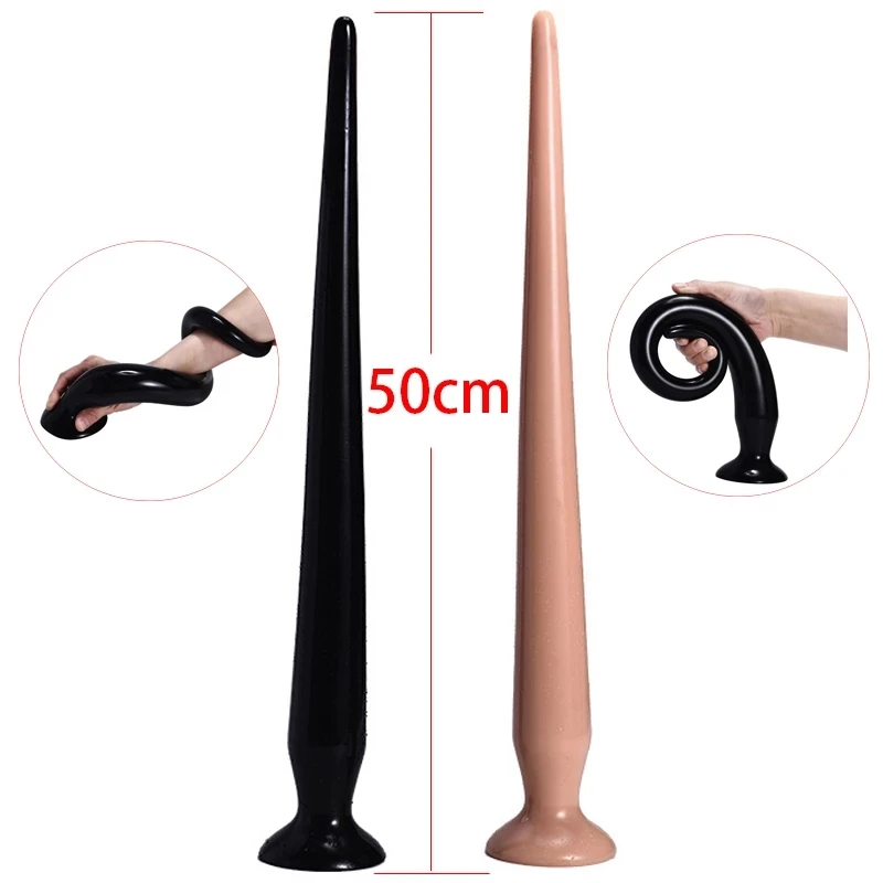 

50cm Super Long Anal Dildo Huge Silicone Anal Butt Plugs Erotic Adult Sex Toys For Women Men Gay Anus Dilator Anal Plug Expander